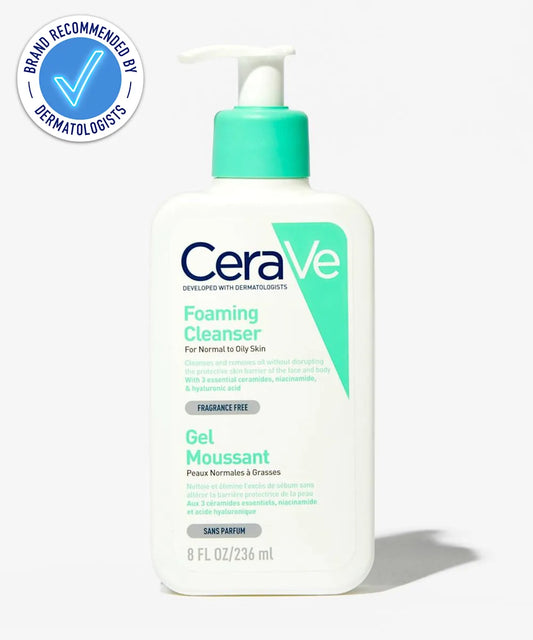 CeraVe Foaming Cleanser for Normal to Oily Skin 236ml